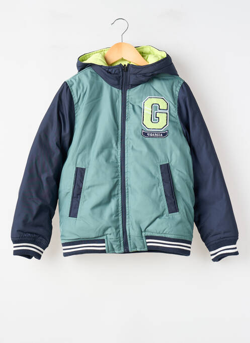 Geacă matlasată mâneci lungi cu glugă verde GARCIA garcon