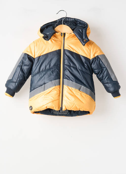 Geacă matlasată mâneci lungi cu glugă galben BOBOLI garcon