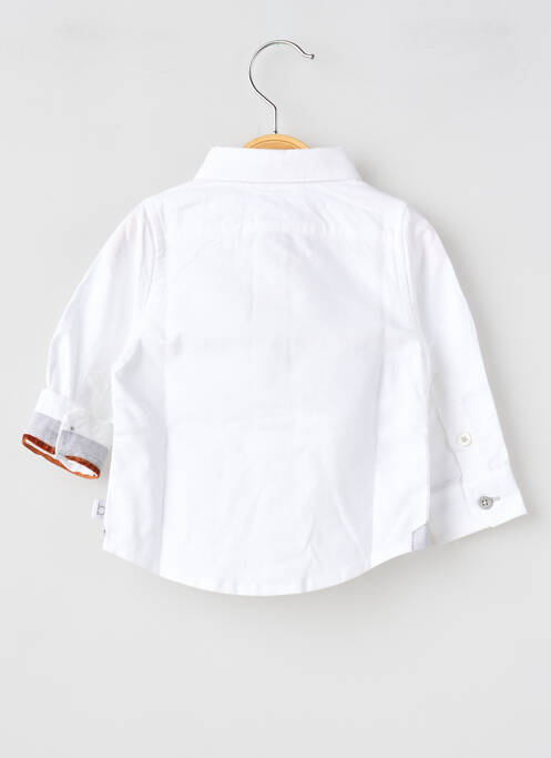 Cămașă cu mâneci lungi croială dreaptă alb BOBOLI garcon