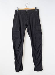 Pantalon cargo subțire mărime reglabilă negru LE TEMPS DES CERISES garcon