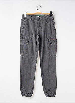 Pantalon cargo țesătură poplin mărime reglabilă gri GARCIA garcon
