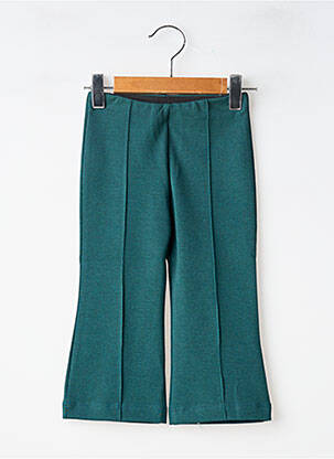 Pantalon evazat elasticitate talie elastică verde MAYORAL fată