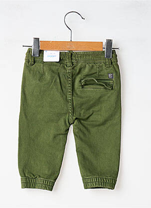 Pantalon drept strânsă pe partea de jos talie elastică verde MAYORAL fată