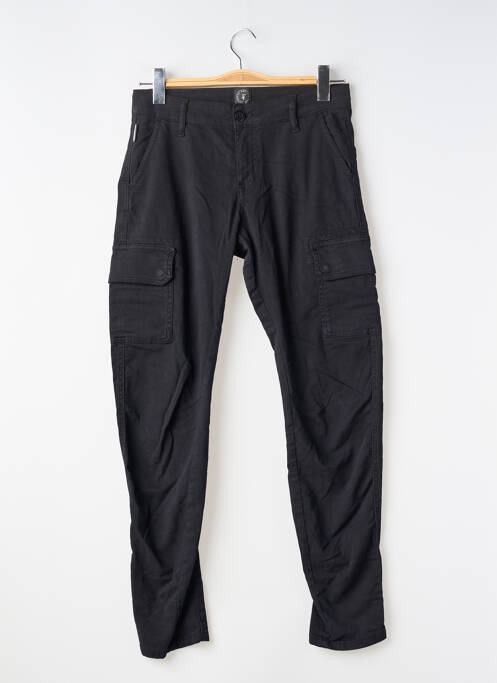 Pantalon cargo subțire mărime reglabilă negru LE TEMPS DES CERISES garcon