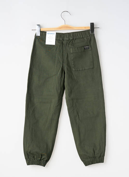 Pantalon drept închidere cu legături de legat mărime reglabilă verde GARCIA garcon