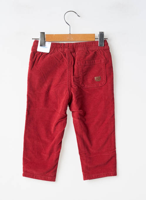 Pantalon drept închidere cu legături de legat talie elastică roșu MAYORAL garcon