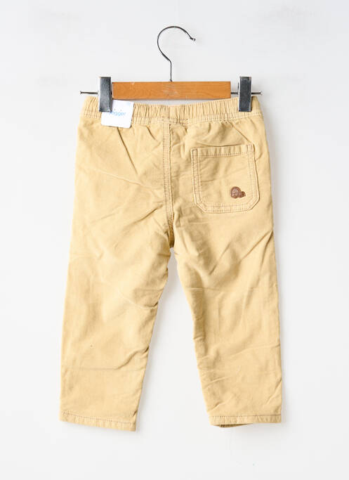 Pantalon drept închidere cu legături de legat talie elastică bej MAYORAL garcon