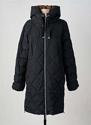 Geacă matlasată buzunare cu glugă negru TBS femme