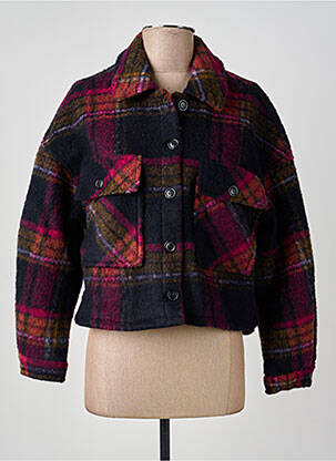 Jachete casual finisaj interior dublat violet LE TEMPS DES CERISES femeie