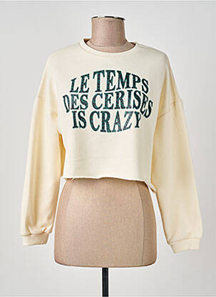 Hanorac mâneci lungi mâneci lungi bej LE TEMPS DES CERISES fille