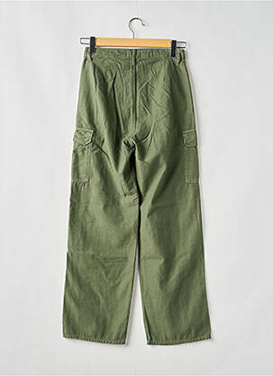 Pantalon cargo croială dreaptă mărime normală verde LE TEMPS DES CERISES femeie