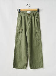 Pantalon cargo buzunare verde LE TEMPS DES CERISES fille