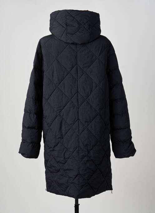 Geacă matlasată buzunare cu glugă negru TBS femme