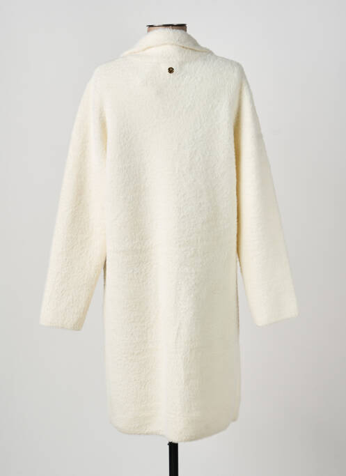 Palton lung croială dreaptă fără glugă bej LOLA ESPELETA femme