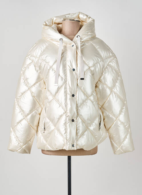 Geacă matlasată buzunare cu glugă bej MOLLY BRACKEN femme