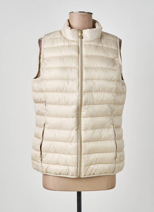 Geacă matlasată buzunare fără glugă bej TBS femme