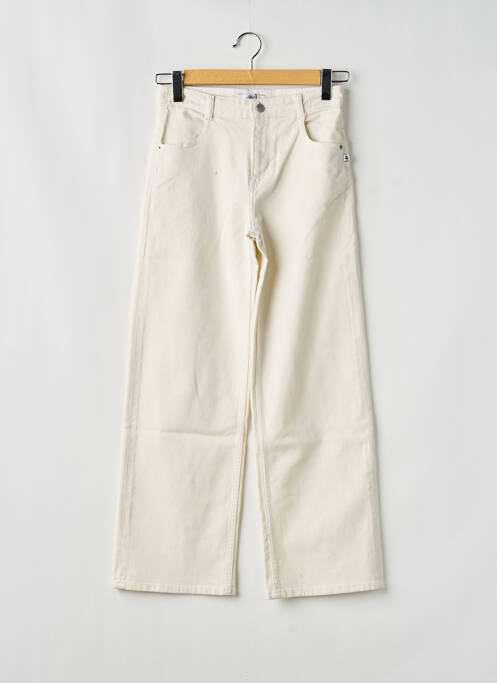 Blugi cu croială dreaptă mărime normală mărime normală bej LE TEMPS DES CERISES femme