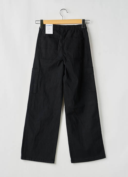 Pantalon larg buzunare talie elastică negru GARCIA fille