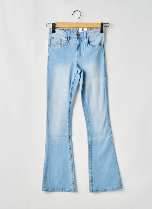 Blugi cu croială evazată buzunare albastru GARCIA fille