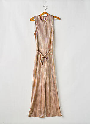 Salopetă-pantalon închidere cu nasturi la spate fără mâneci auriu GARCIA fille