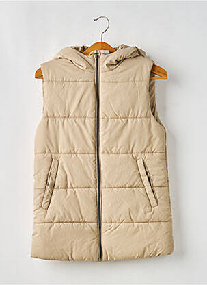 Geacă matlasată închidere cu fermoar pe față cu glugă bej GARCIA garcon