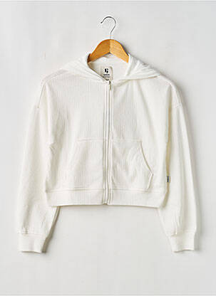 Jachete casual strânsă pe partea de jos alb GARCIA fille