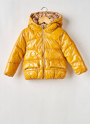 Geacă matlasată mâneci lungi cu glugă galben MAYORAL fille