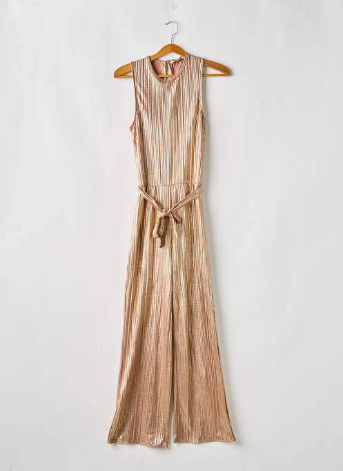 Salopetă-pantalon închidere cu nasturi la spate fără mâneci auriu GARCIA fille