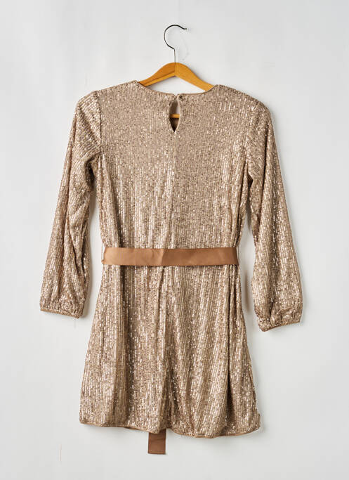 Rochie midi guler rotund mâneci lungi auriu MAYORAL fille