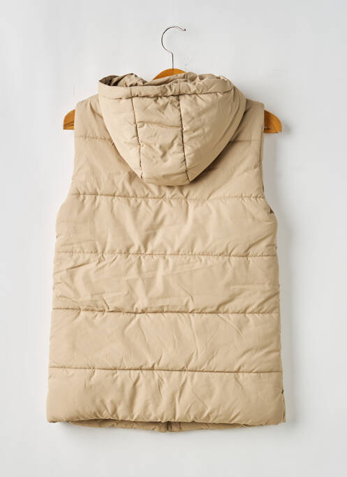 Geacă matlasată închidere cu fermoar pe față cu glugă bej GARCIA garcon