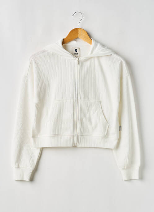 Jachete casual strânsă pe partea de jos alb GARCIA fille