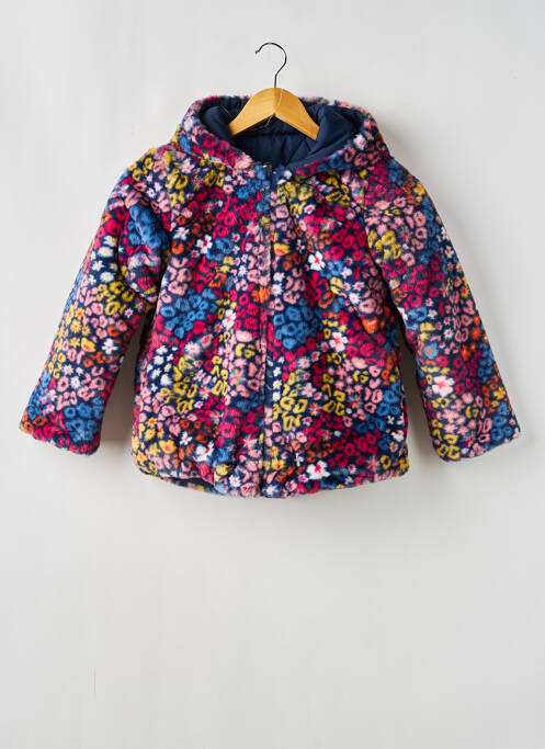 Geacă matlasată mâneci lungi cu glugă albastru BOBOLI fille