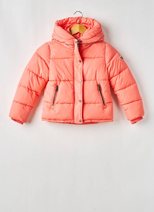 Geacă matlasată mâneci lungi cu glugă roz GARCIA fille