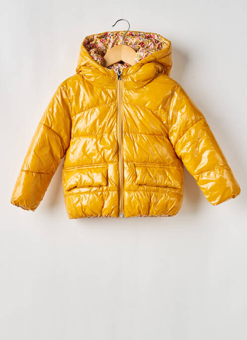 Geacă matlasată mâneci lungi cu glugă galben MAYORAL fille