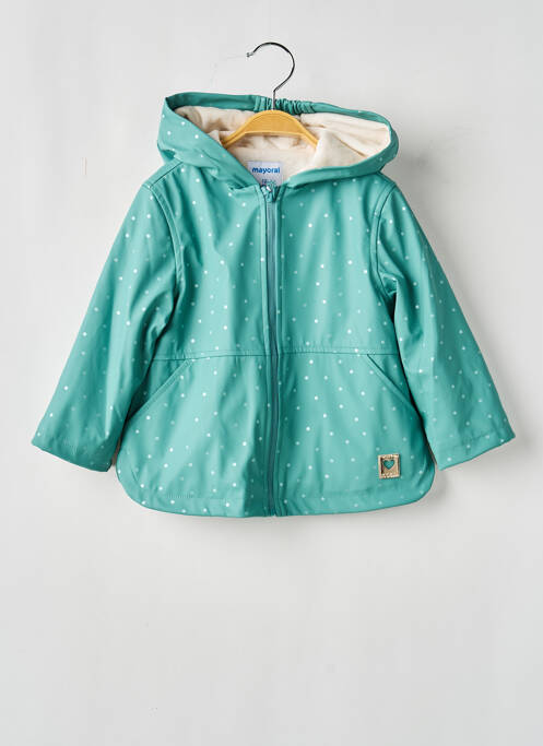Impermeabil buzunare cu glugă albastru MAYORAL fille