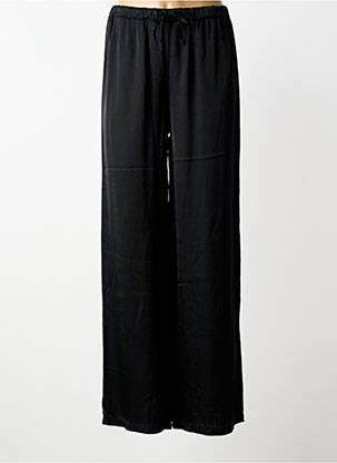 Pantalon larg croială fluidă mărime normală negru GARCONNE femme