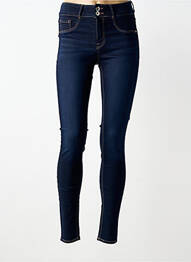 Blugi skinny țesătură brută mărime normală albastru ONE SIZE FILTS ALL femme