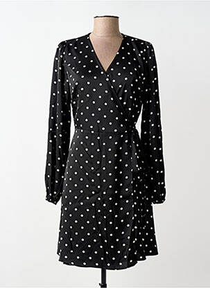 Rochie midi croială fluidă mâneci lungi negru MOLLY BRACKEN femeie