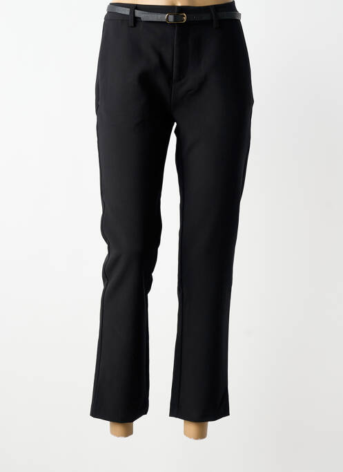 Pantalon 7/8 talie cu cleme mărime normală negru TIFFOSI femme