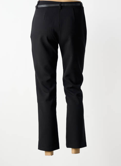Pantalon 7/8 talie cu cleme mărime normală negru TIFFOSI femme