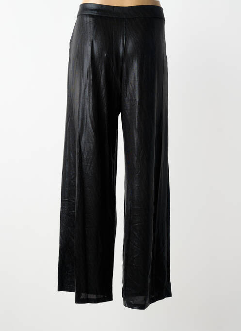 Pantalon larg croială fluidă mărime normală negru GOLDEN LIVE femme