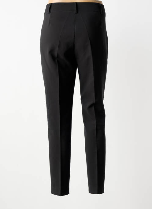 Pantalon 7/8 țesătură poplin mărime normală negru ARTIGLI femme