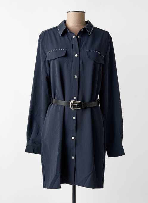 Rochie midi mâneci lungi mâneci lungi albastru TIFFOSI femme