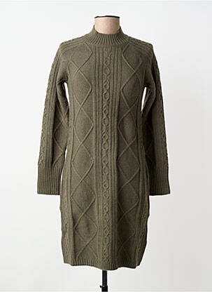 Rochie pulover elasticitate mâneci lungi verde TIFFOSI femme