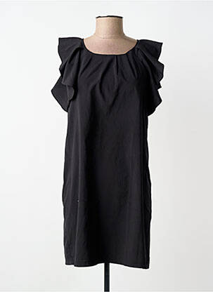 Rochie scurtă mâneci scurte mâneci scurte negru MOLLY BRACKEN femme