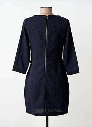 Rochie scurtă mâneci 3/4 mâneci 3/4 albastru MOLLY BRACKEN femeie