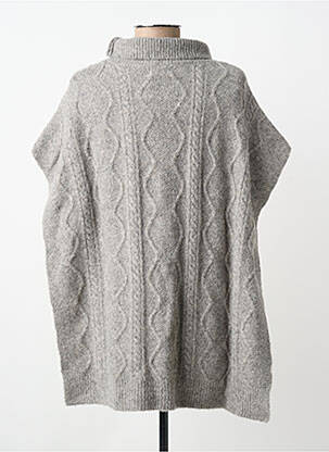 Poncho gri MOLLY BRACKEN femeie