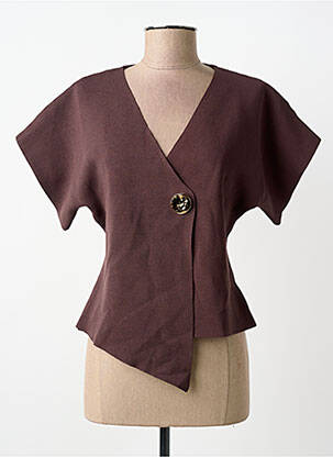 Jachete casual croială cambrată maro MOËWY femme