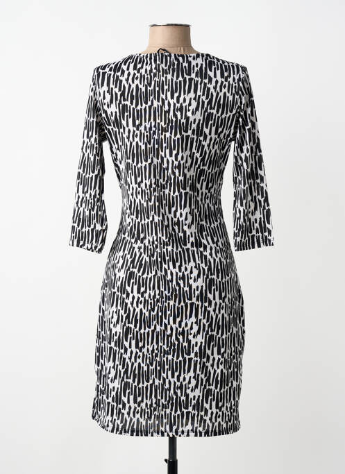 Rochie midi mâneci 3/4 mâneci 3/4 negru MORGAN femme