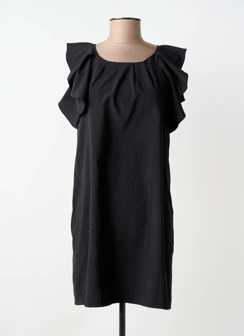 Rochie scurtă mâneci scurte mâneci scurte negru MOLLY BRACKEN femme